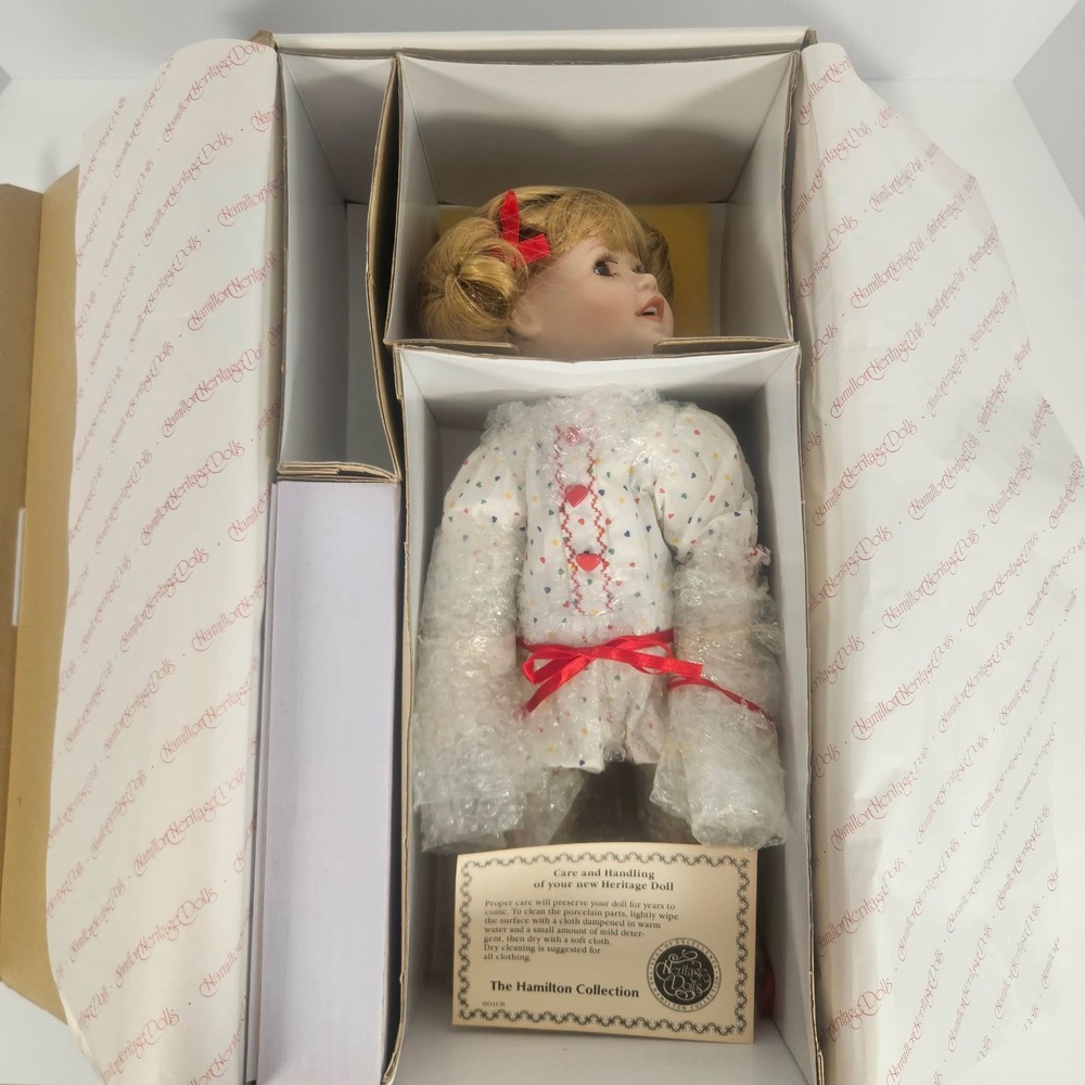Hamilton Collection Courtney Heritage Doll by Beverly Parker NIB Porcelain